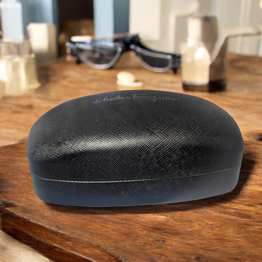 Salvatore Ferragamo Black Sunglasses - Picture 7 of 8